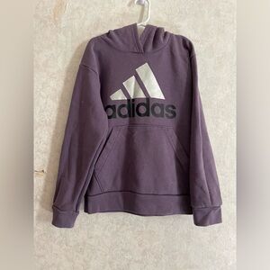 Adidas girls small 7-8 purple hoodie